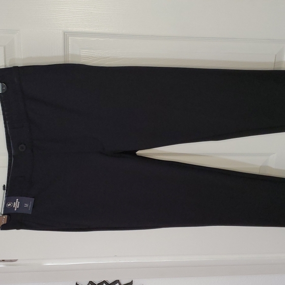 NWT HART SCHAFFNER MARX BLACK CASUAL PANTS (MEDIUM) RETAIL $98 - Picture 1 of 8